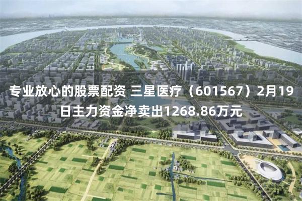 专业放心的股票配资 三星医疗（601567）2月19日主力资金净卖出1268.86万元