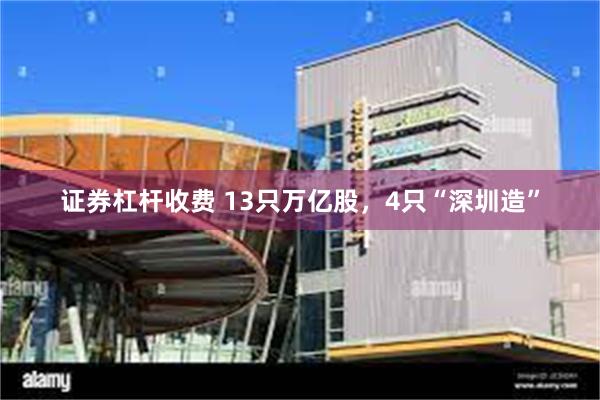 证券杠杆收费 13只万亿股，4只“深圳造”