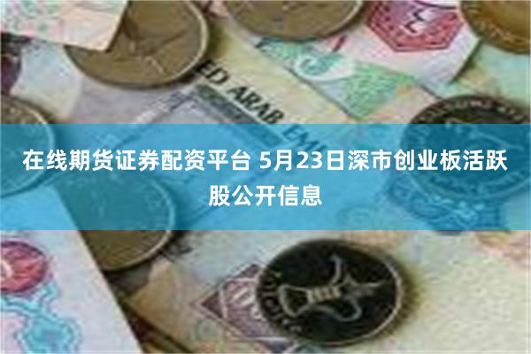 在线期货证券配资平台 5月23日深市创业板活跃股公开信息